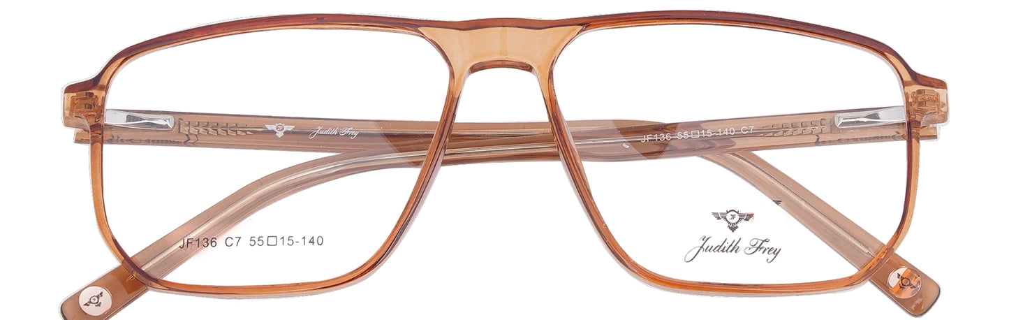 JF136-C7-Handmade Bio Acetate-Havana Brown