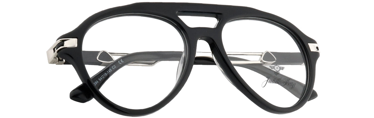 JF1394-C2-Handmade Bio Acetate-Midnight Black