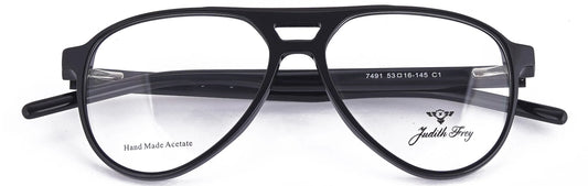JF7491-C1-Handmade Bio Acetate-Midnight Black