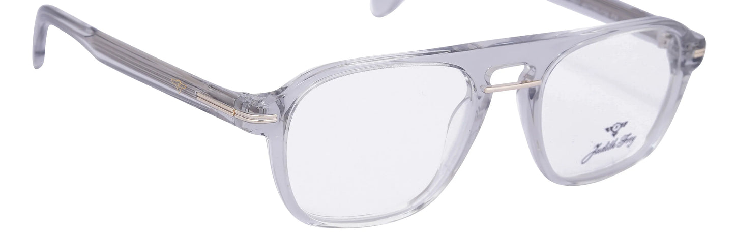 JF7667-C6-Handmade Bio Acetate-Crystal Clear