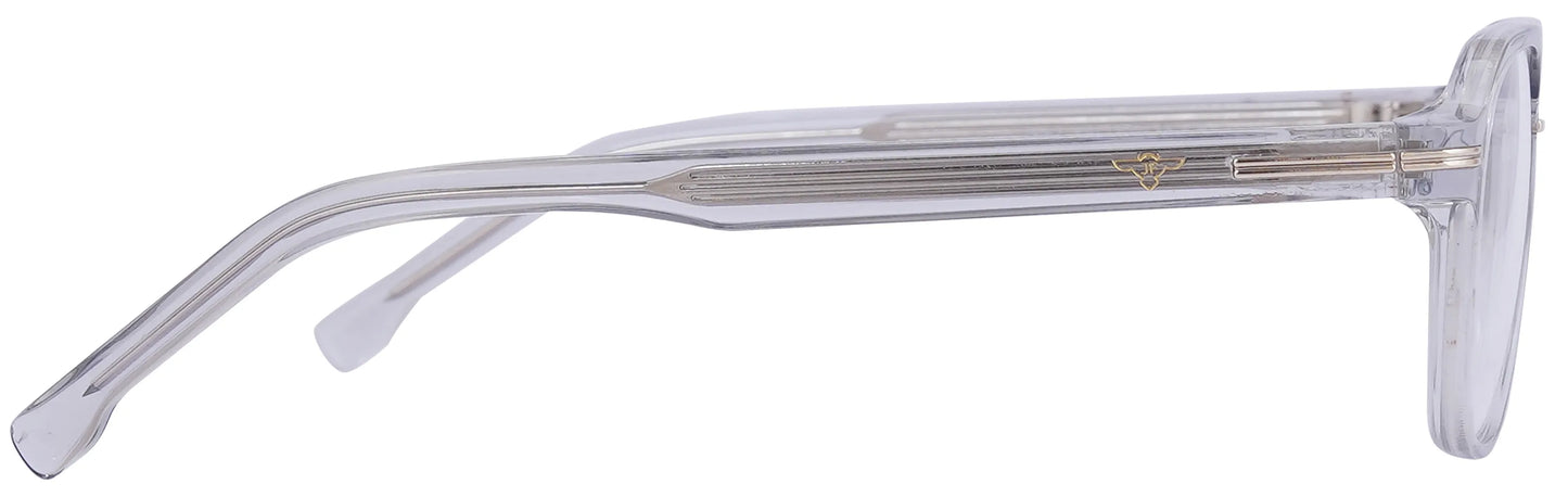 JF7667-C6-Handmade Bio Acetate-Crystal Clear