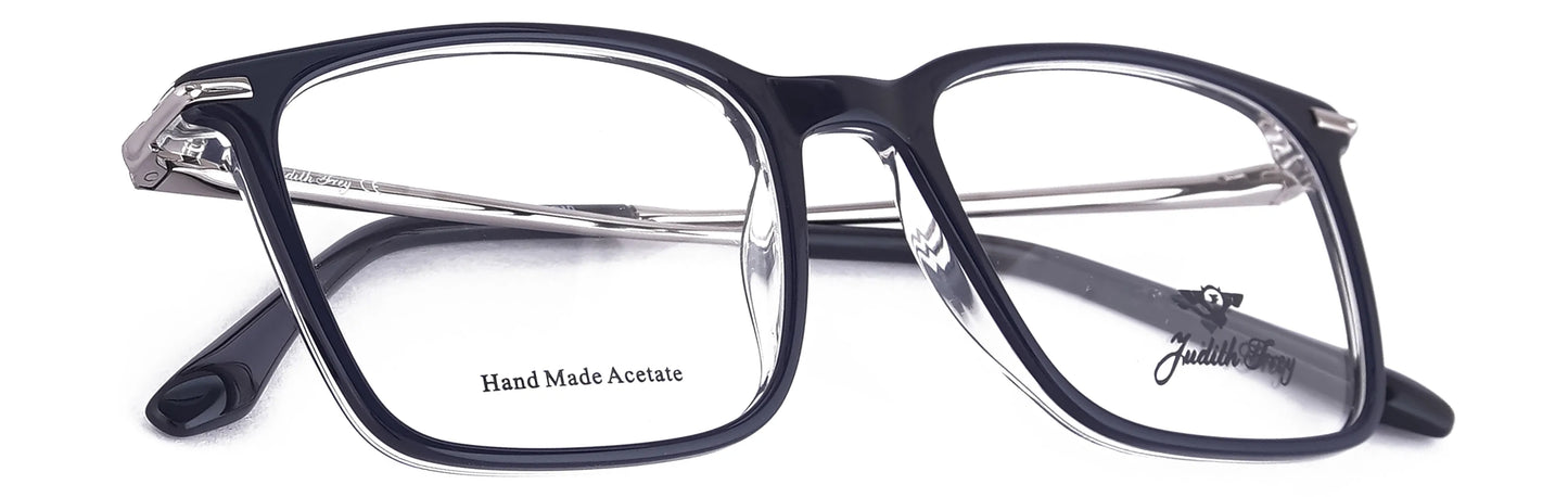 JF9658-C10-Handmade Bio Acetate-Midnight Black