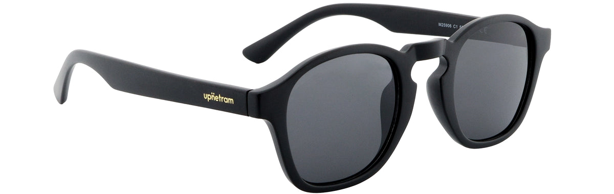 UP25906-C1-Handmade Mix Material-Midnight Black