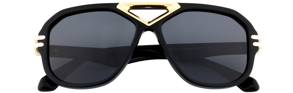 ST1593-C1-Handmade Bio Acetate-Midnight Black