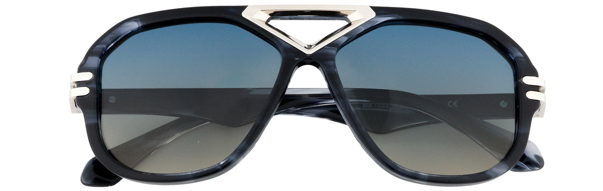 ST1593-C3-Handmade Bio Acetate-Smokey Black