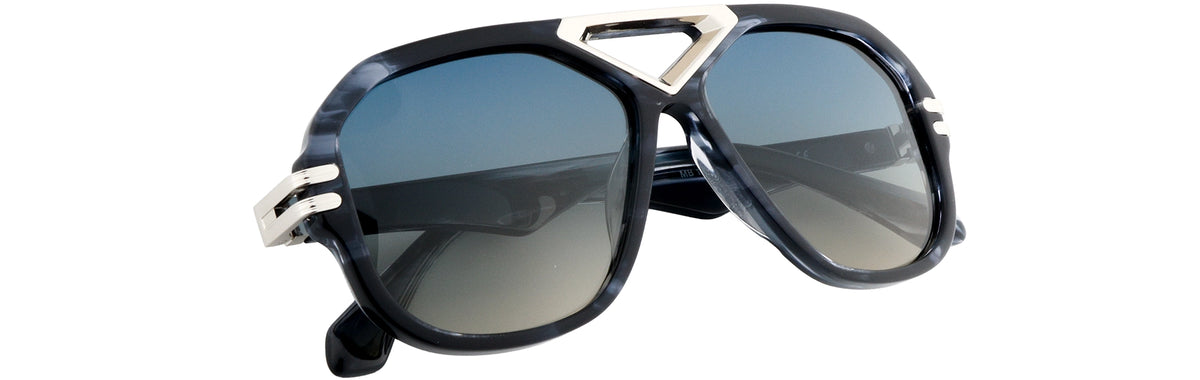 ST1593-C3-Handmade Bio Acetate-Smokey Black