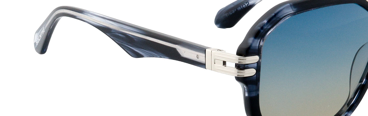 ST1593-C3-Handmade Bio Acetate-Smokey Black