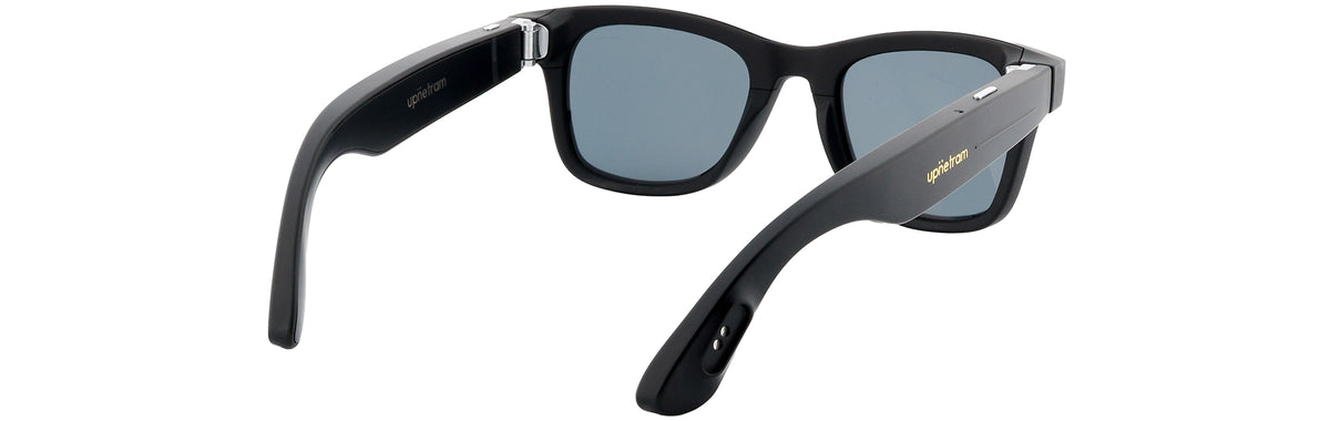 UPE03-Handmade Bio Acetate-Matte Black-Smart Video Glasses