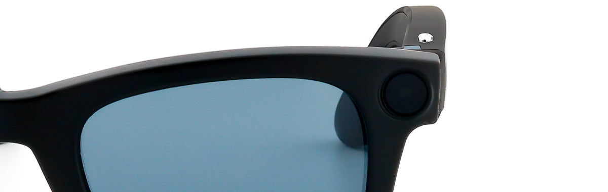 UPE03-Handmade Bio Acetate-Matte Black-Smart Video Glasses
