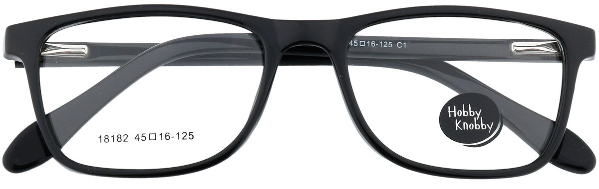 HK18182-C1-Handmade Mix Material-Midnight Black