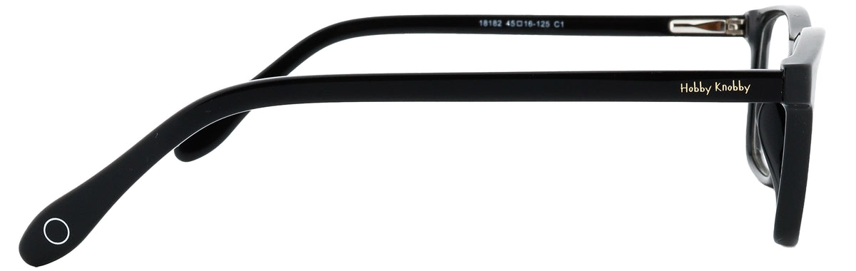 HK18182-C1-Handmade Mix Material-Midnight Black