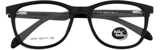 HK18187-C1-Handmade Mix Material-Midnight Black