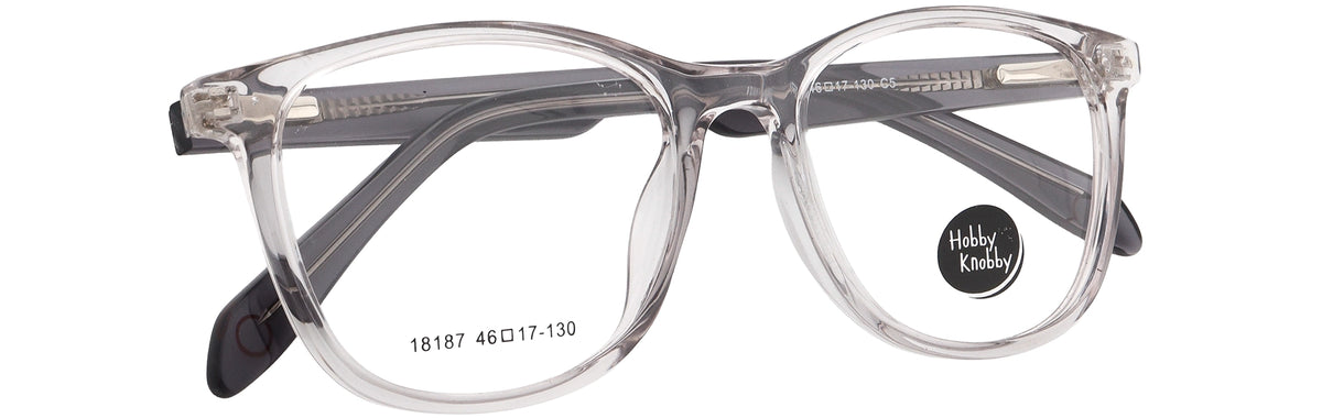 HK18187-C5-Handmade Mix Material-Crystal Grey