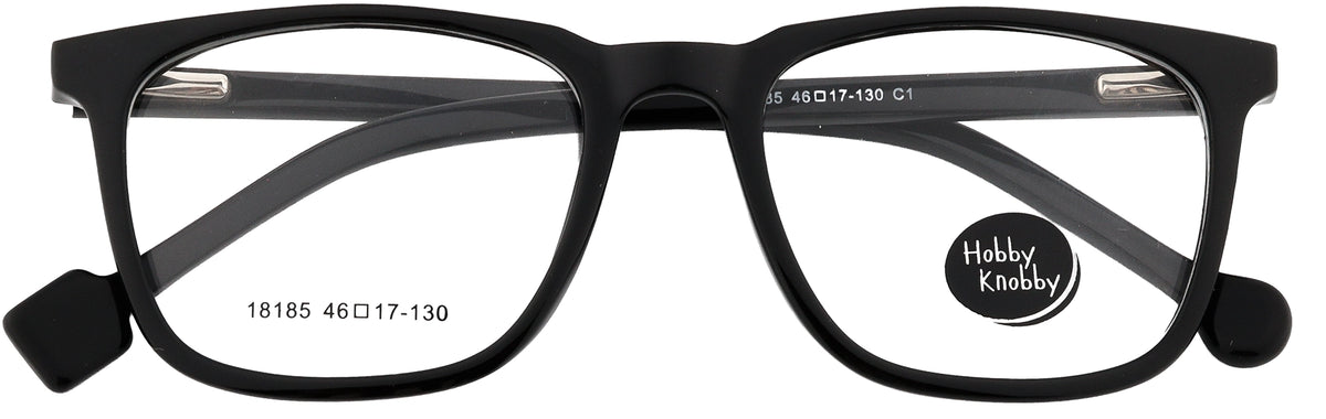 HK18185-C1-Handmade Mix Material-Midnight Black