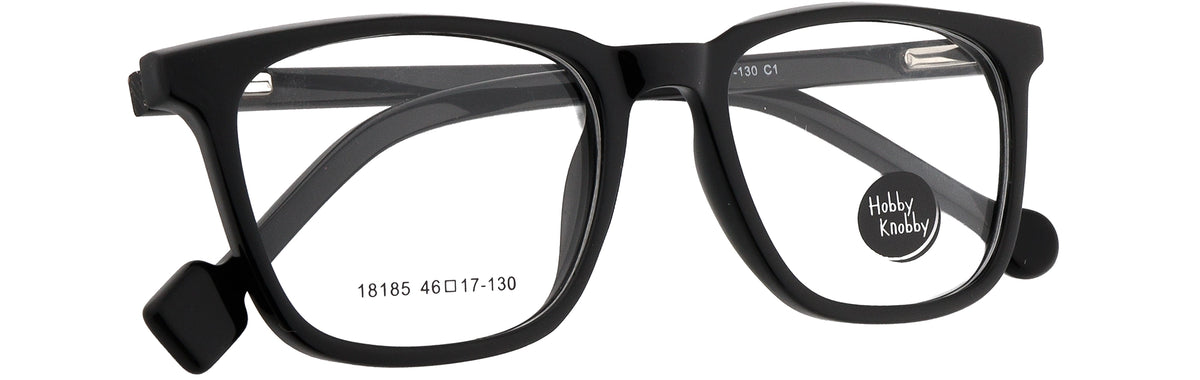 HK18185-C1-Handmade Mix Material-Midnight Black