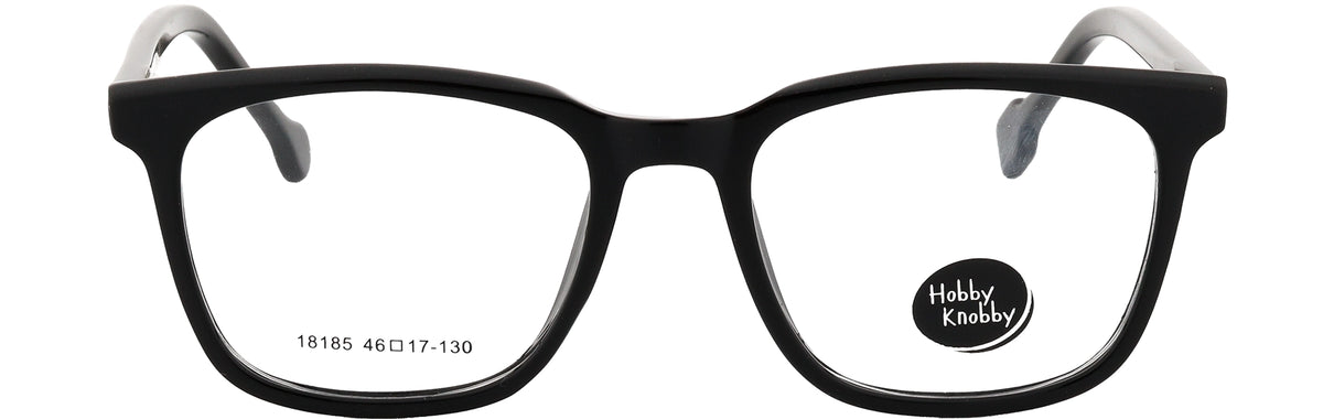 HK18185-C1-Handmade Mix Material-Midnight Black