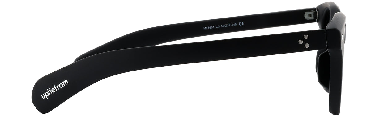 UP25601-C3-Handmade Mix Material-Midnight Black