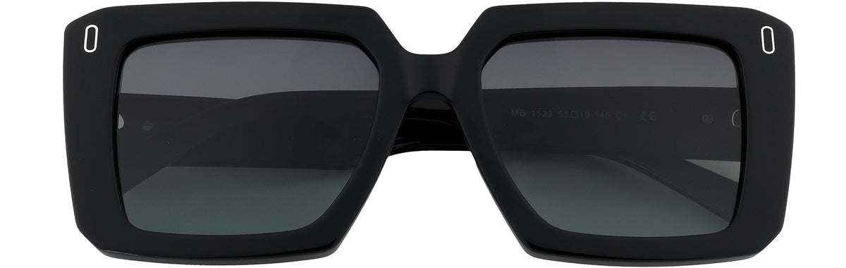 ST1523-C1-Handmade Bio Acetate-Midnight Black
