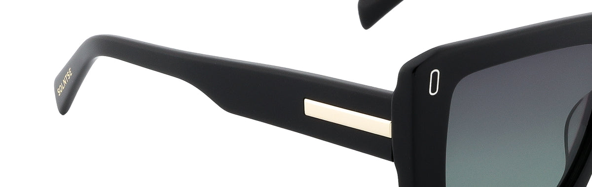 ST1523-C1-Handmade Bio Acetate-Midnight Black
