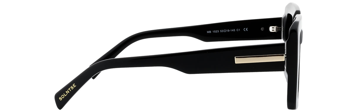 ST1523-C1-Handmade Bio Acetate-Midnight Black