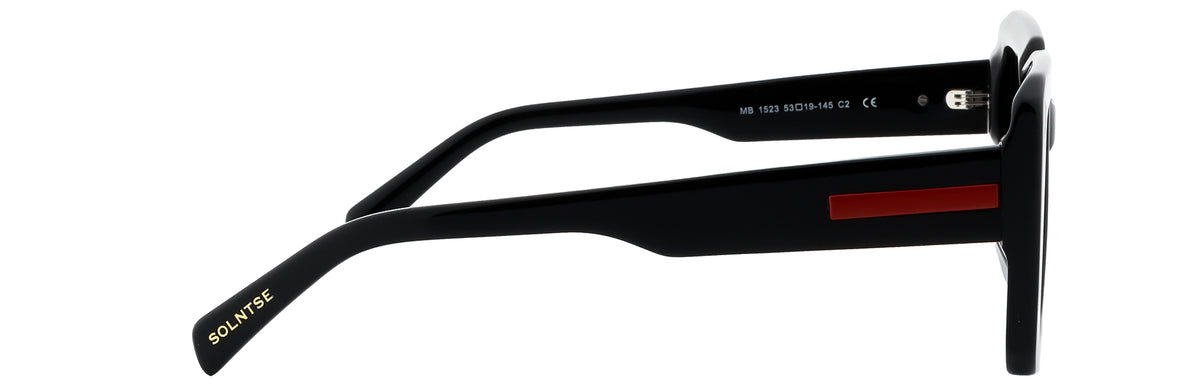 ST1523-C2-Handmade Bio Acetate-Midnight Black