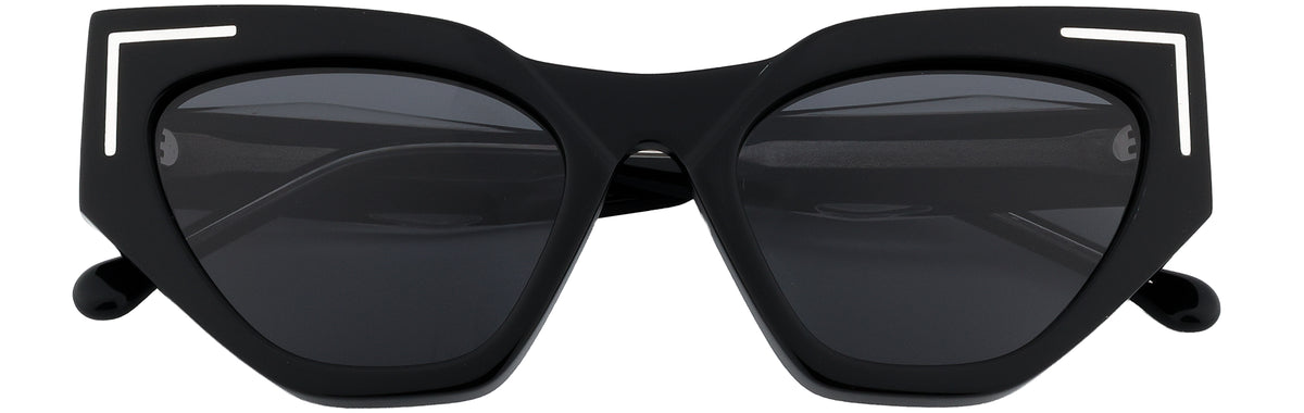 ST1491-C1-Handmade Bio Acetate-Midnight Black