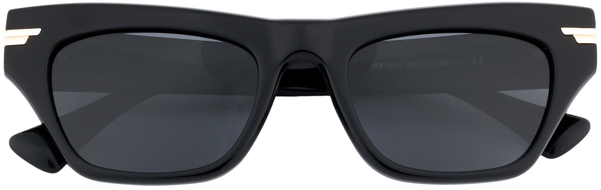 ST1635-C1-Handmade Bio Acetate-Midnight Black