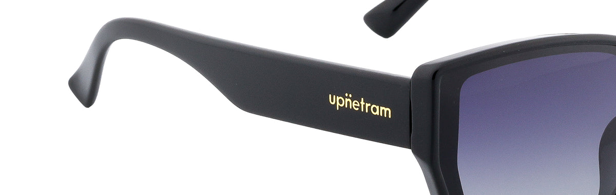 UP14012-C2-Handmade Mix Material-Midnight Black