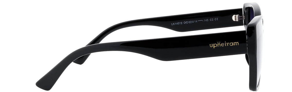 UP14012-C2-Handmade Mix Material-Midnight Black