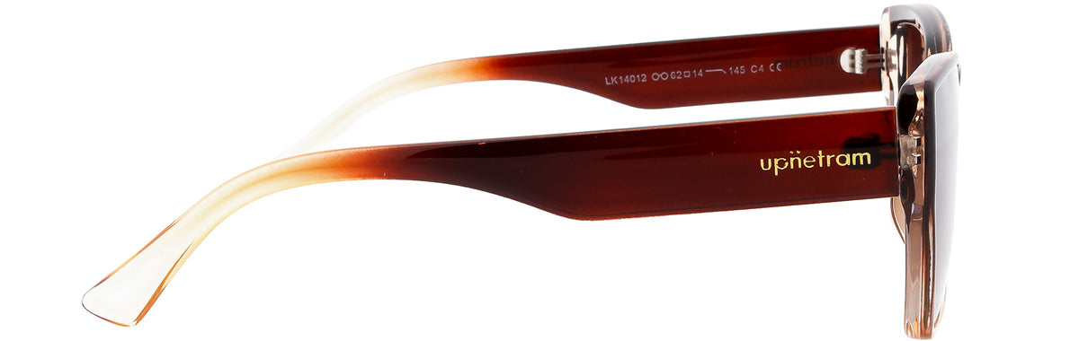 UP14012-C4-Handmade Mix Material-Crystal Brown