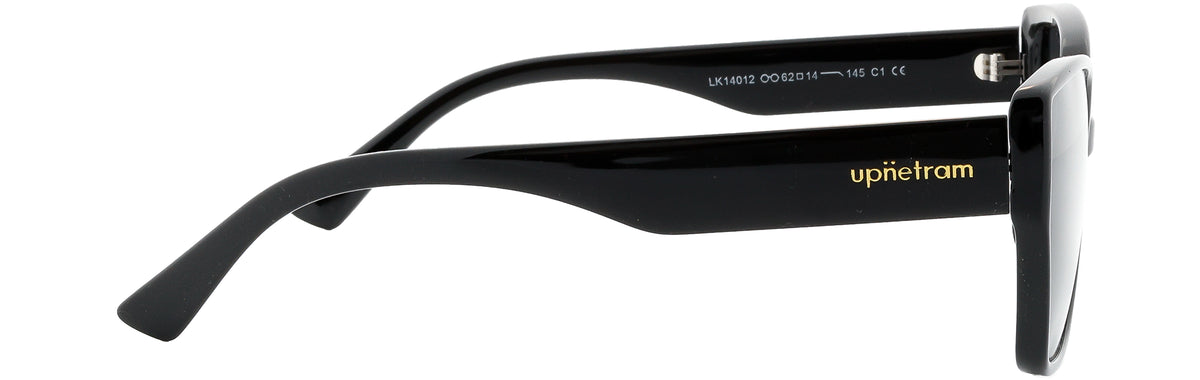 UP14012-C1-Handmade Mix Material-Midnight Black