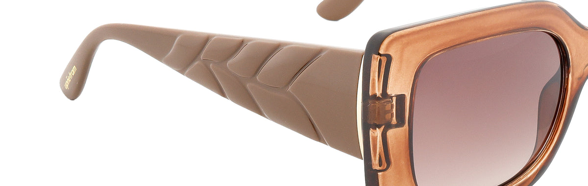 UP25805-C2-Handmade Mix Material-Crystal Brown