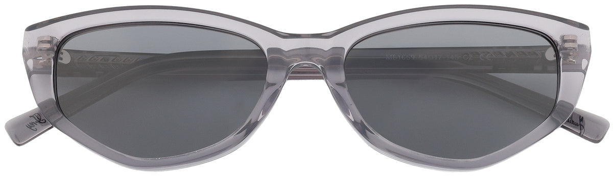 JF1659-C2-Handmade Bio Acetate-Crystal Grey