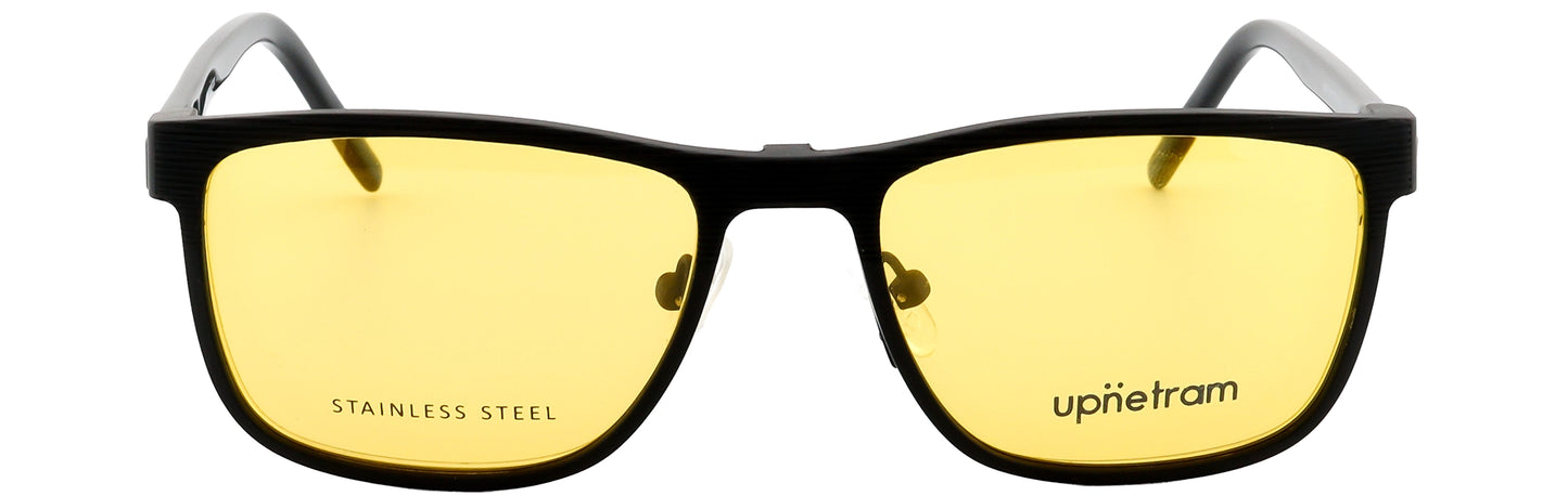 UP6866-C1-Metal Alloy Clipon-Midnight Black