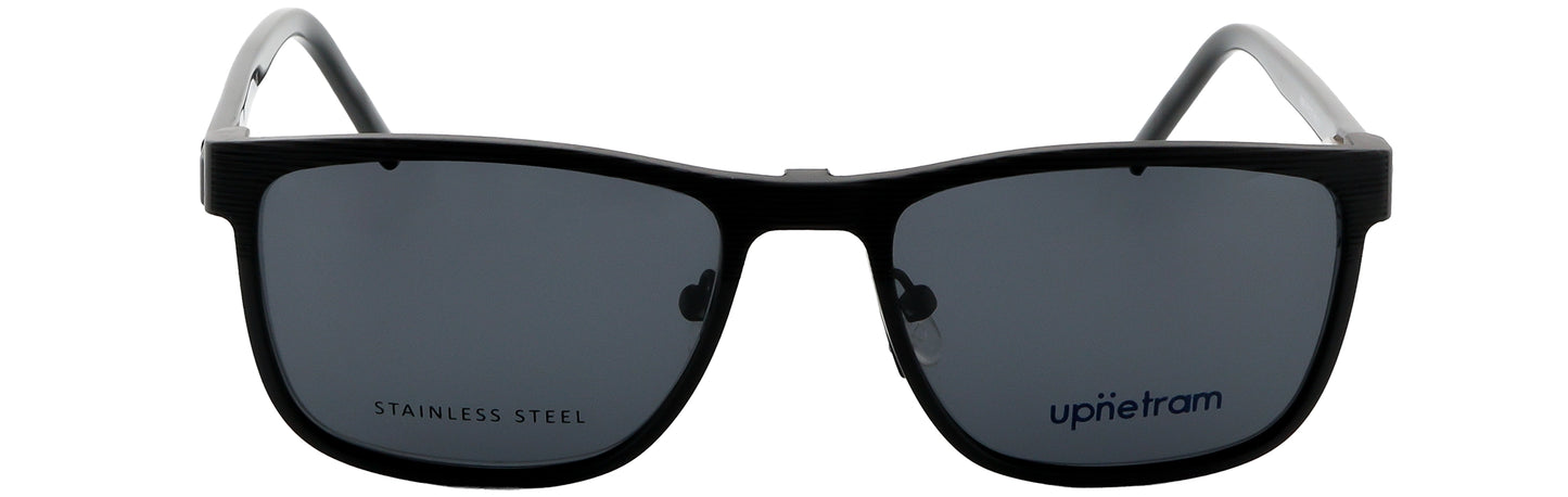 UP6866-C1-Metal Alloy Clipon-Midnight Black