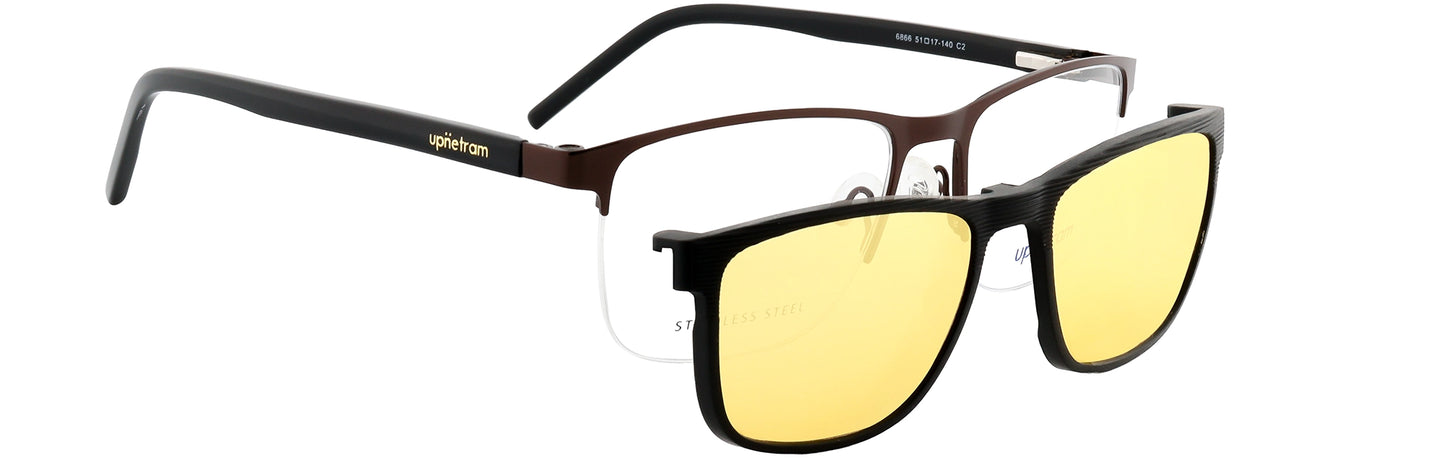 UP6866-C2-Metal Alloy Clipon-Gunmetal