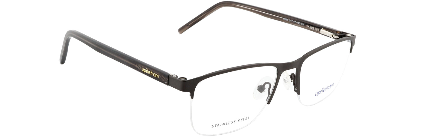 UP6866-C4-Metal Alloy Clipon-Havana Brown