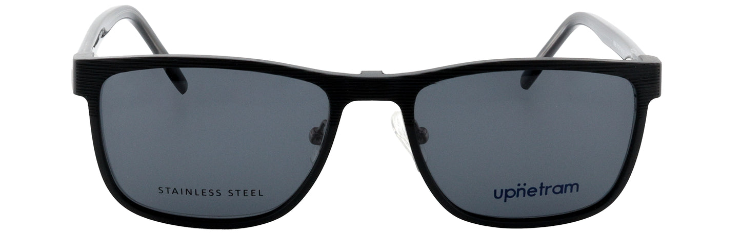 UP6866-C5-Metal Alloy Clipon-Silver Metal