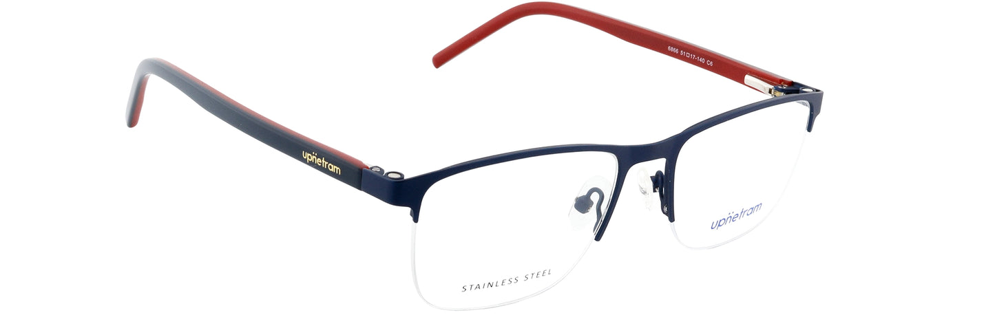 UP6866-C6-Metal Alloy Clipon-Blue