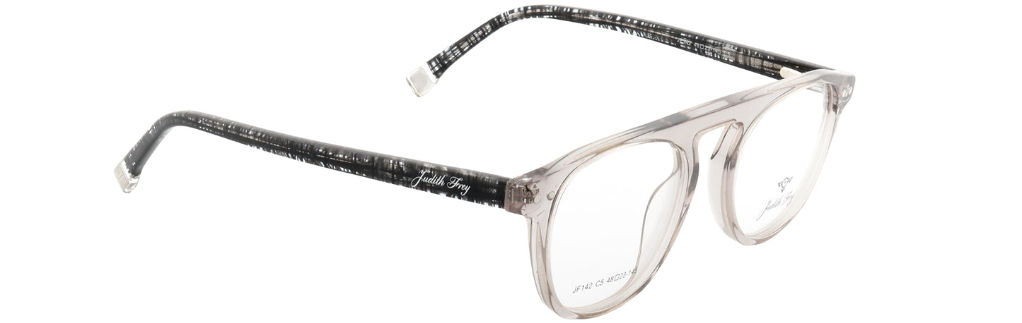 JF142-C5-Handmade Bio Acetate-Crystal Grey