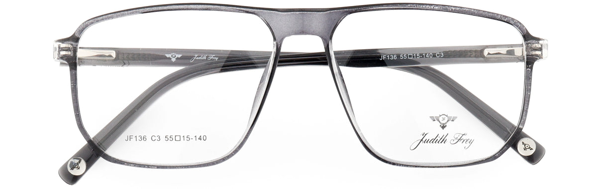 JF136-C3-Handmade Bio Acetate-Smokey Grey