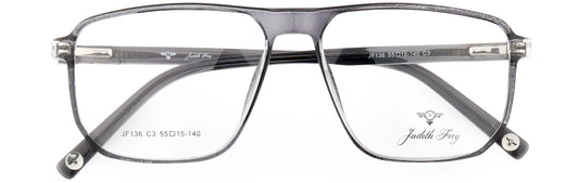 JF136-C3-Handmade Bio Acetate-Smokey Grey
