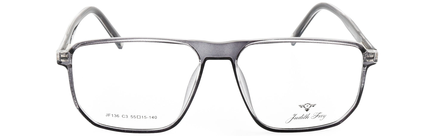 JF136-C3-Handmade Bio Acetate-Smokey Grey
