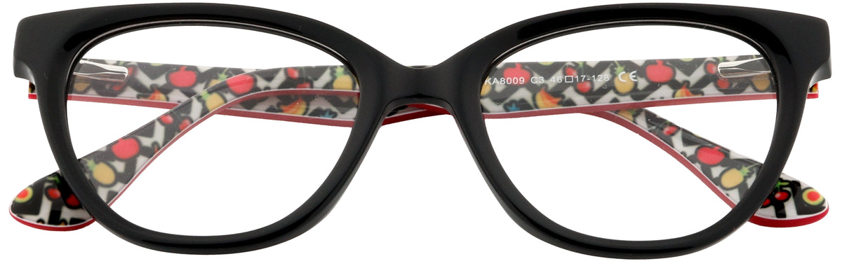 KA8009-C3-Handmade Bio Acetate-MIdnight Black