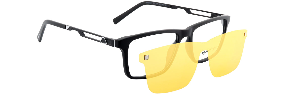 UP0081-C2-Handmade Mix Material-Midnight Black