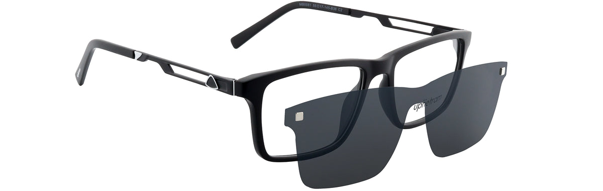 UP0081-C2-Handmade Mix Material-Midnight Black