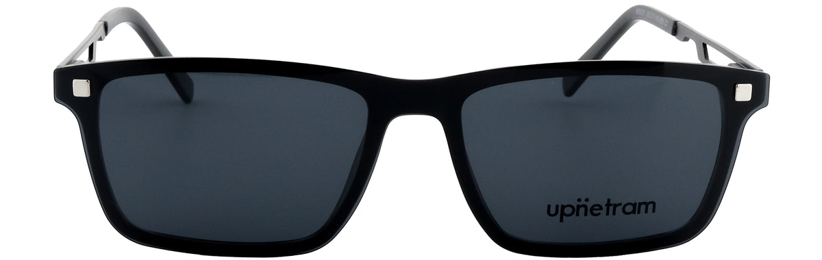 UP0081-C2-Handmade Mix Material-Midnight Black