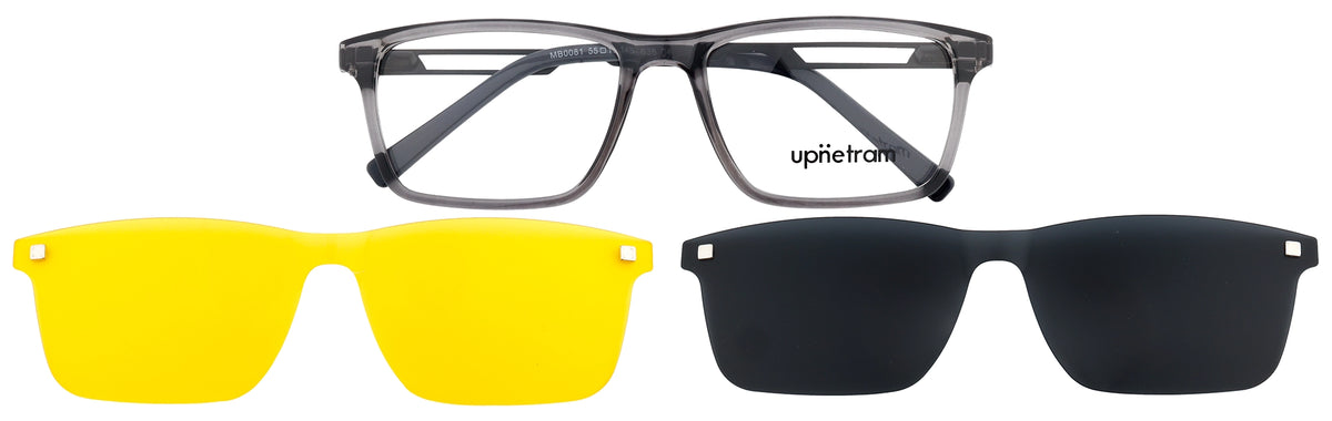 UP0081-C4-Handmade Mix Material-Crystal Smoke Grey