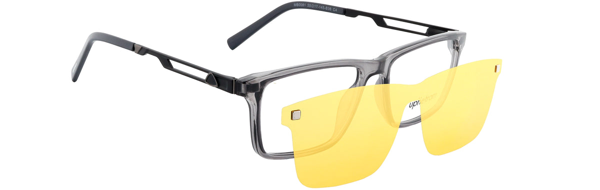 UP0081-C4-Handmade Mix Material-Crystal Smoke Grey