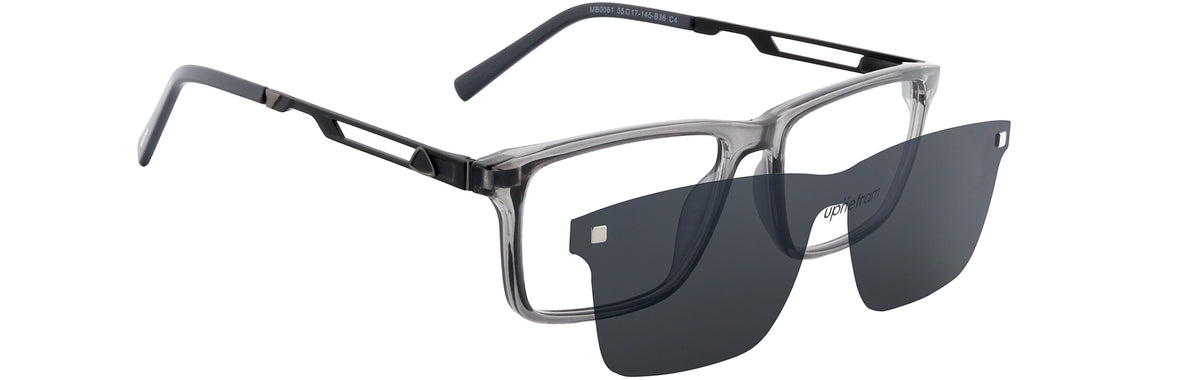 UP0081-C4-Handmade Mix Material-Crystal Smoke Grey